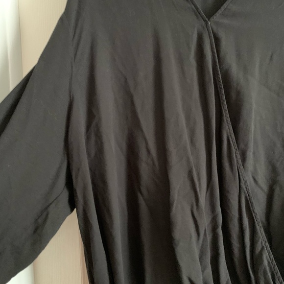 Terra & Sky Black Blouse Size 3X (24W-26W) - Picture 15 of 17